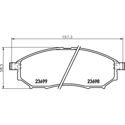 Колодки тормозные дисковые APlus 71292BAAP