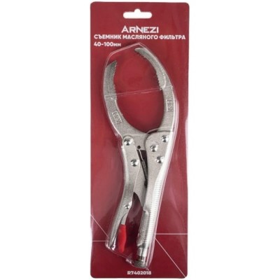 Съемник (клещи) масляного фильтра 40-100мм с фиксатором ARNEZI R7402018