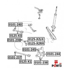 Сайлентблок цапфы Asva 0101238