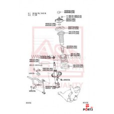 Втулка стабилизатора Asva 0107NZE121F