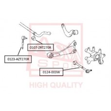 Втулка стабилизатора Asva 0107ZRT270R