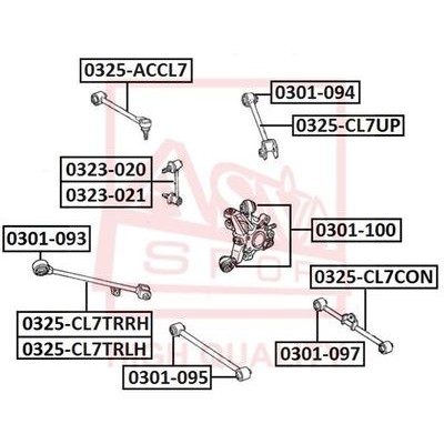 Сайлентблок цапфы Asva 0301100