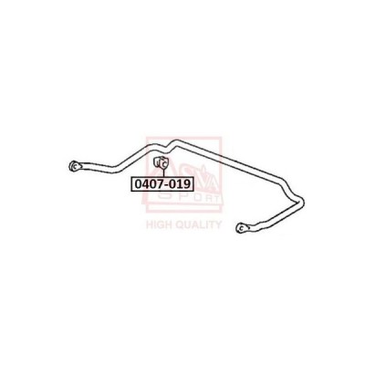 Втулка стабилизатора Asva 0407019