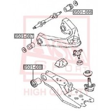 Сайлентблок верхнего рычага подвески Asva 0501087
