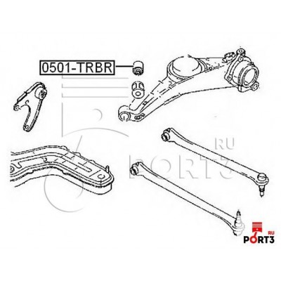 Сайлентблок рычага подвески Asva 0501TRBR