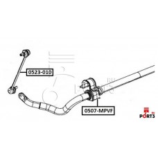 Втулка стабилизатора Asva 0507MPVF