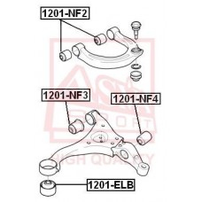 Сайлентблок рычага подвески верхнего Asva 1201NF2