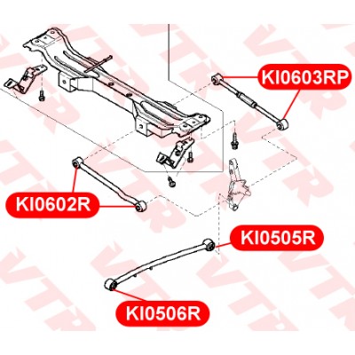 Сайлентблок поперечной тяги Asva 1201SPAR1