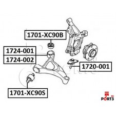 Сайлентблок заднего рычага подвески Asva 1701XC90B