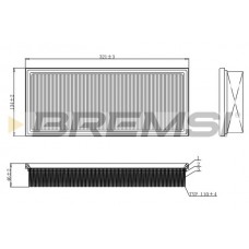 Фильтр воздушный Azumi A31011