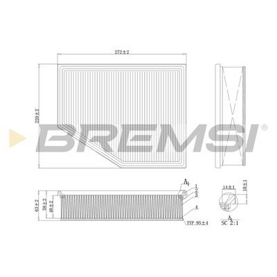 Фильтр воздушный Azumi A32020