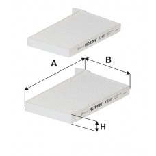 Фильтр салона комплект Azumi AC11405SET