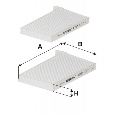 Фильтр салона комплект Azumi AC11405SET