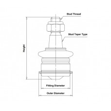 CBN-45 Опора шаровая CTR CB0314
