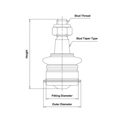 CBN-45 Опора шаровая CTR CB0314