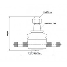 Опора шаровая CTR CB0596
