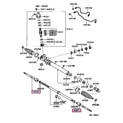 CRT-36 Тяга рулевая CTR CR0614
