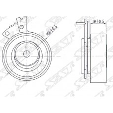 Ролик натяжной ремня ГРМ DJB EB300120