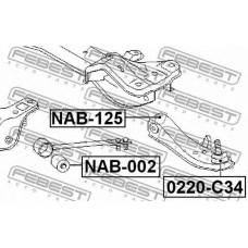 Опора шаровая переднего нижнего рычага Febest 0220C34