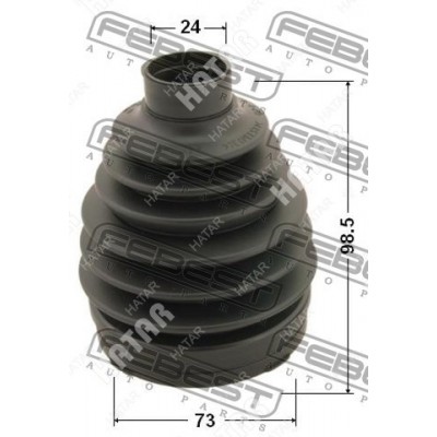 Пыльник шрус наружный комплект pvc 81x113.5x22 Febest 0317PJAZZ