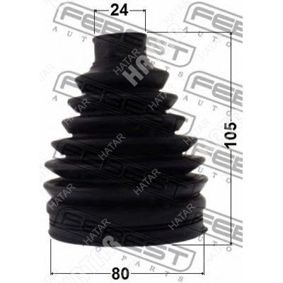 Пыльник шрус наружный комплект pvc 83x112.5x25 Febest 1217PTUC20