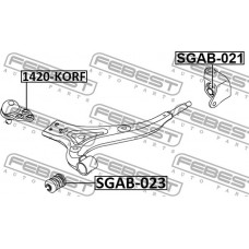 Опора шаровая переднего рычага Febest 1420KORF