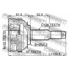 Шрус наружный 32x54.2x26 Febest 2010CARA47