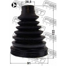 Пыльник шрус внутренний комплект pvc 91x122x28.5 Febest 2115PKUGT