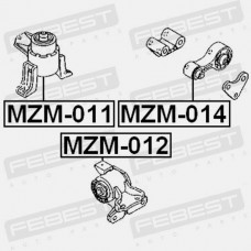 Подушка двигателя (гидравлическая) Febest MZM011