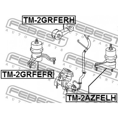 Подушка двигателя Febest TM2GRFERH