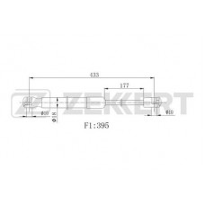 Амортизатор крышки багажника Fenox A908040