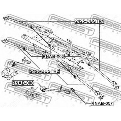 Сайлентблок подвески FIESTROCO 11F3150