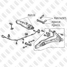 Сайлентблок подвески FIESTROCO 11J1298