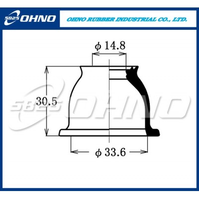 Сайлентблок подвески FIESTROCO 11J2563