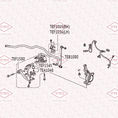 Сайлентблок подвески FIESTROCO 11J2579