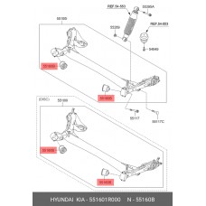 Сайлентблок подвески FIESTROCO 11K1509