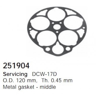 Ремкомплект суппорта с поршнем Frenkit 251904