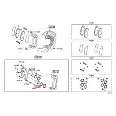 Поршень тормозного суппорта Frenkit P445302
