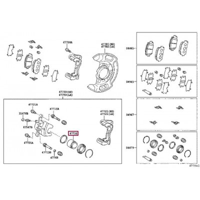 Поршень тормозного суппорта D60 Frenkit P604902