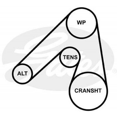 XF 38358 Ремень поликлиновый Gates 3PK913