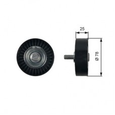 Ролик обводной навесного оборудования Gates T36412