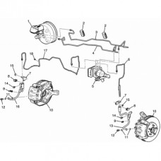 Шланг тормозной GM 95477363