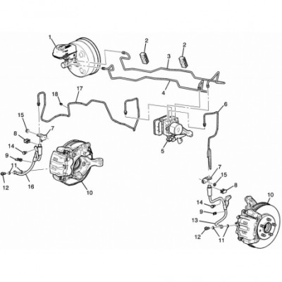 Шланг тормозной GM 95477363