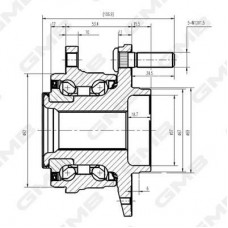 Ступица колеса GMB GH31730