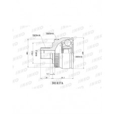 ШРУС внешний 3830 ABS 45 INKO 301037A