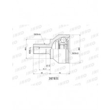 ШРУС внешний 2328 INKO 380077