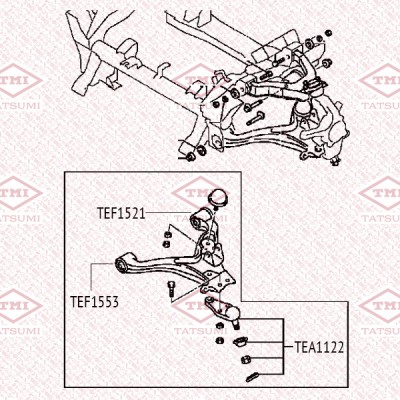 Опора шаровая Japanparts BJ510