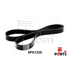Ремень поликлиновой Japanparts DV6PK1230