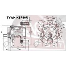 Ступица колеса Japanparts KK22002