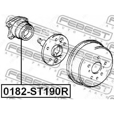 Ступица колеса Japanparts KK22040